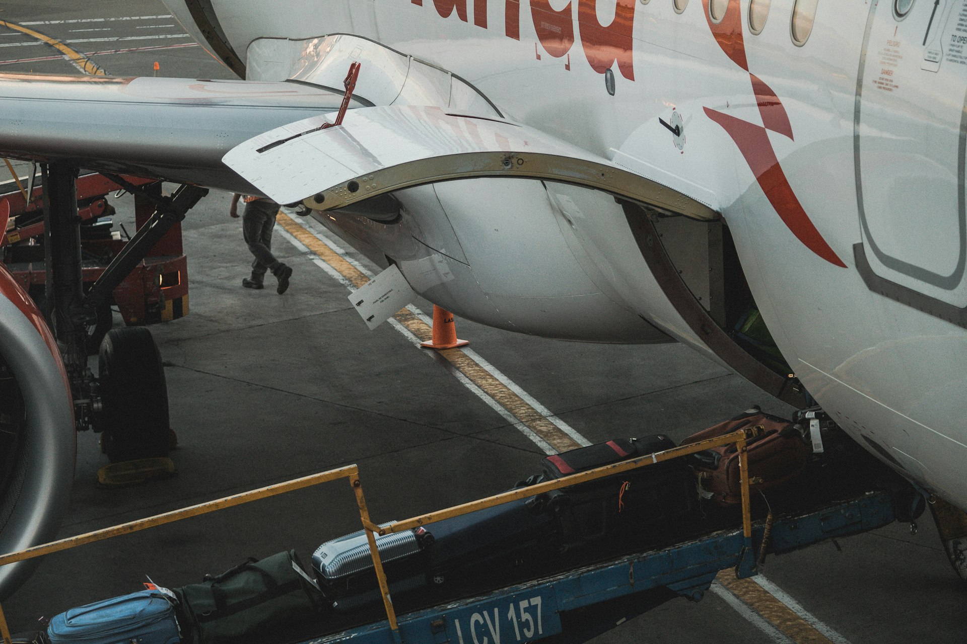 Air freight cargo plane